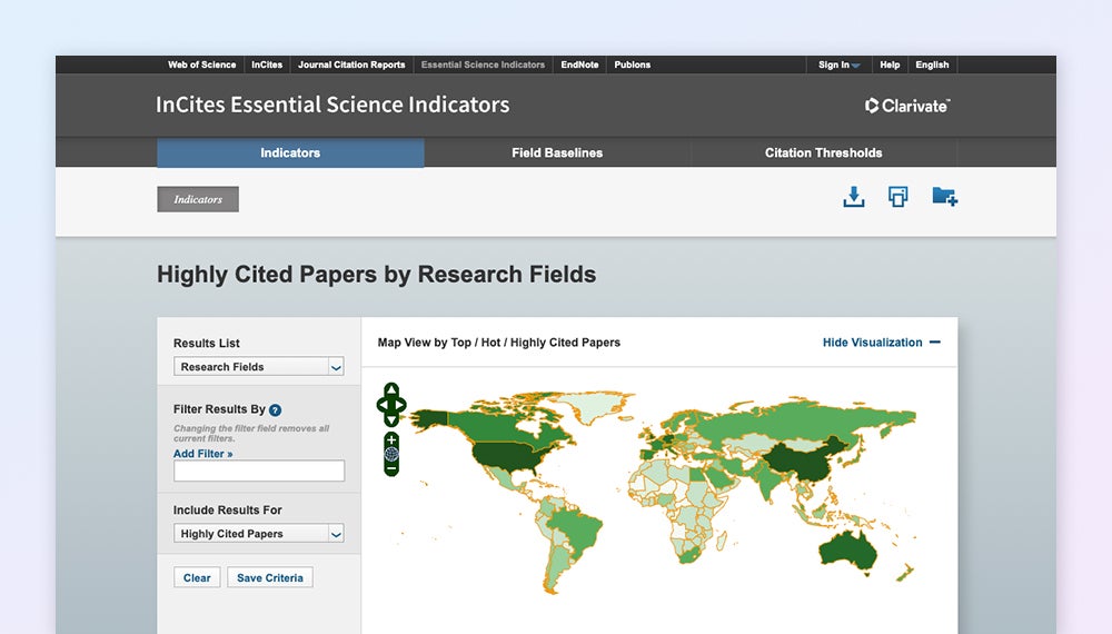 Detect emerging science trends