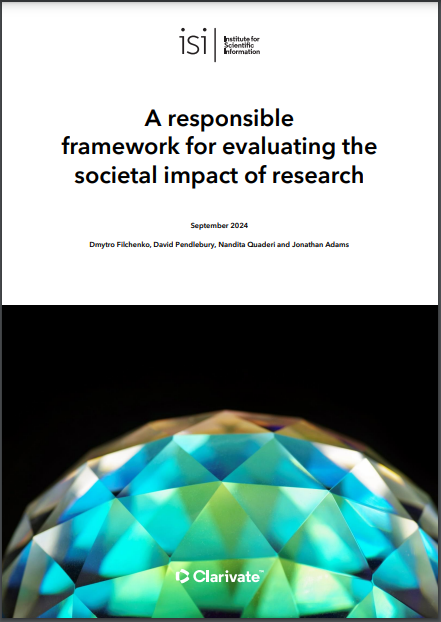 A responsible framework for evaluating the societal impact of research